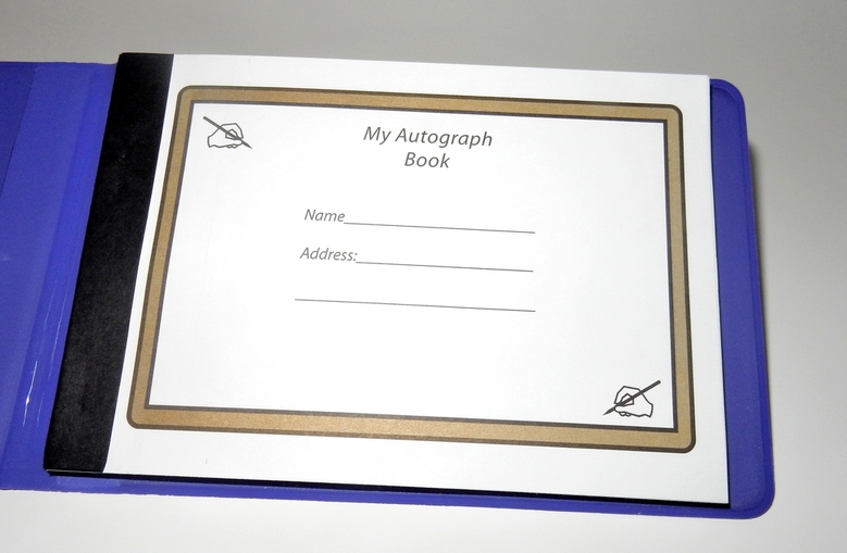 CAMP AUTOGRAPH BOOK
